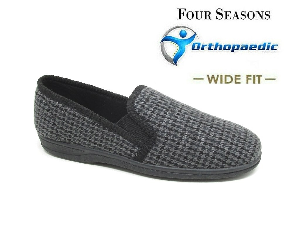 SAOLA Scarpe mocassini ciabatte uomo larghe quattro stagioni suola resistente taglie 6 11