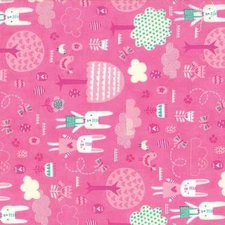 Moda SPRING BUNNY FUN Peony 20543 16 Quilt Fabric By The Yard By Stacy Iest Hsu
