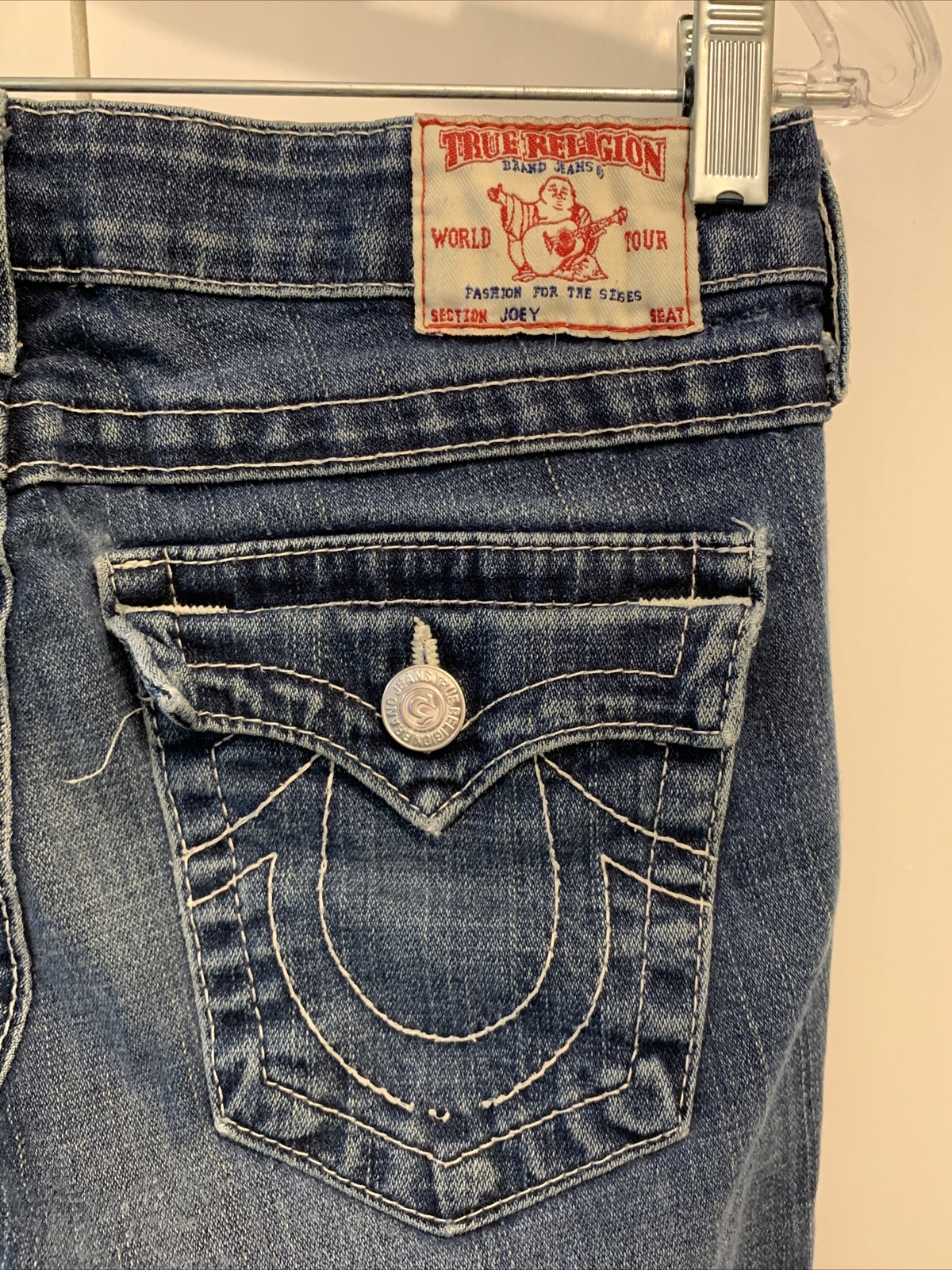 True Religion Jeans Section JOEY World Tour Women 28x… Gem