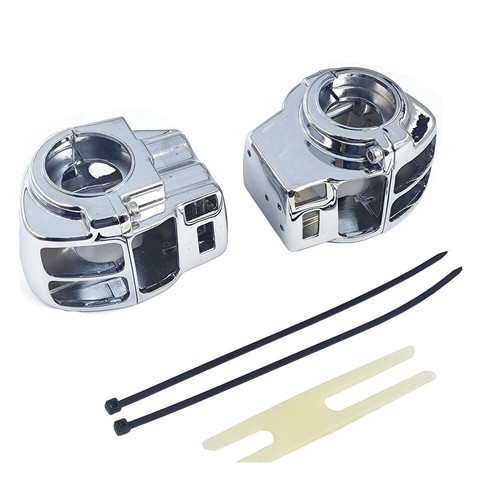 Chrome Switch Housing Cover For Harley Touring Street Road Glide Road King 96-13 - Bild 4 von 10