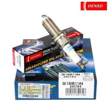 4Pcs OEM 90919-01233 Denso Iridium Spark Plug 3417 SK16HR11 for Camry Highlander