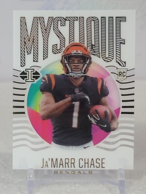 2021 Panini Illusions - Ja'Marr Chase Mystique #MY-7 (RC) Rookie Card Bengals