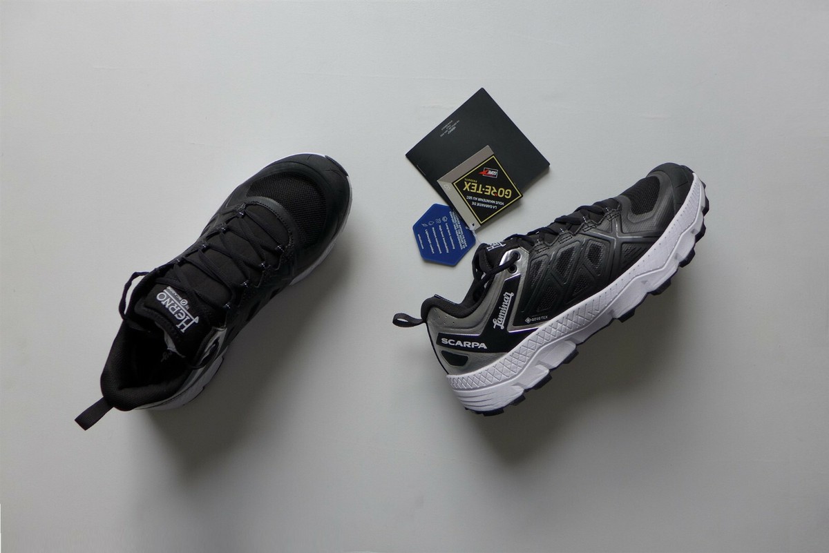 Herno Laminar x Scarpa Spin Ultra Gore-Tex Trail Sneakers in Black