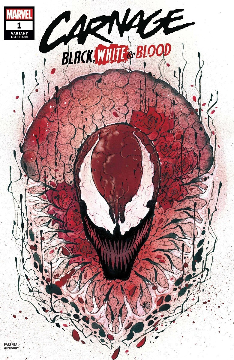 Carnage Black White and Blood #1 1:25 Peach Momoko Variant - NM or