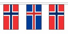 Norway Friendship Flag Polyester Bunting - Premium Quality