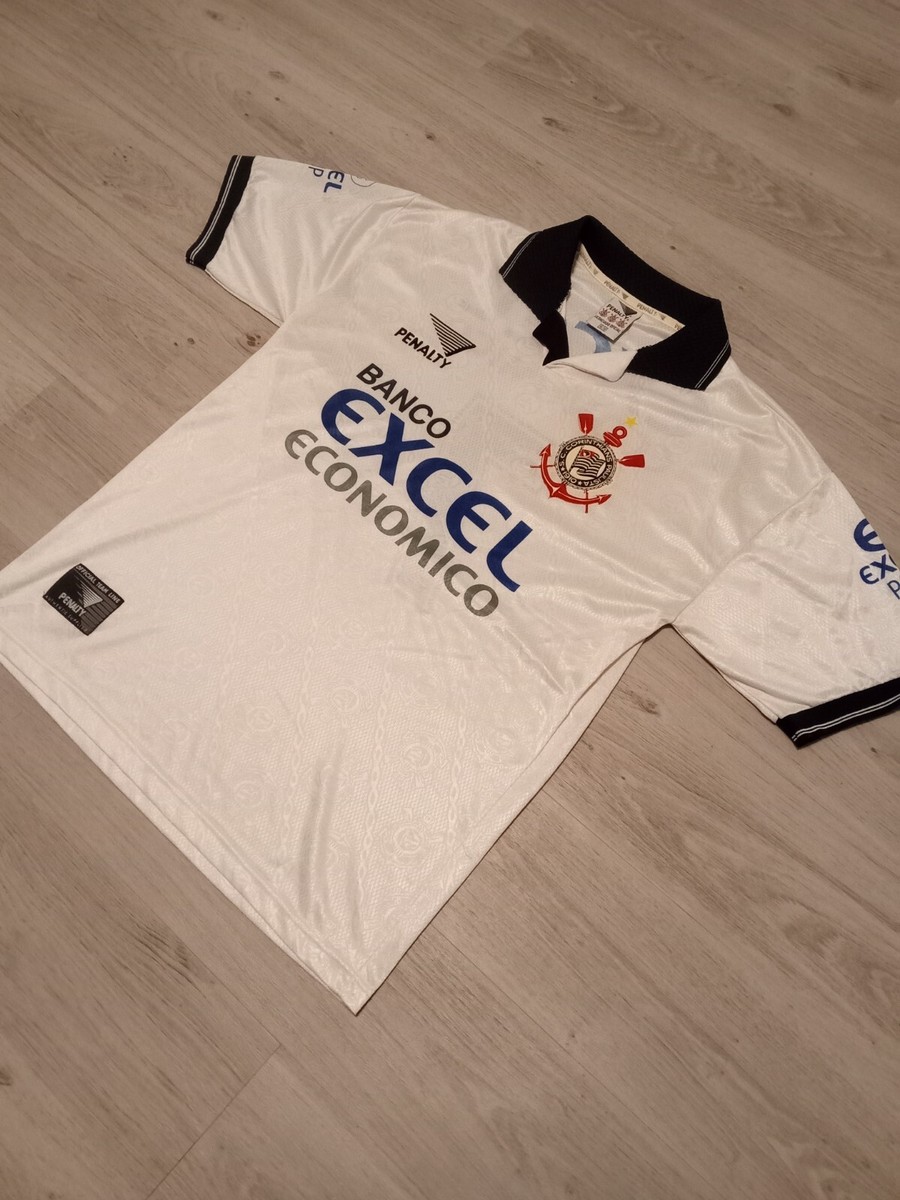 Corinthians 1997-1998 ORIGINAL Penalty Vintage Soccer Jersey XL #7