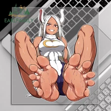 EARLFAMILY 5.1" Hoshino Ai Mirko Sweaty Feet Waifu Anime Car Decals Stickers