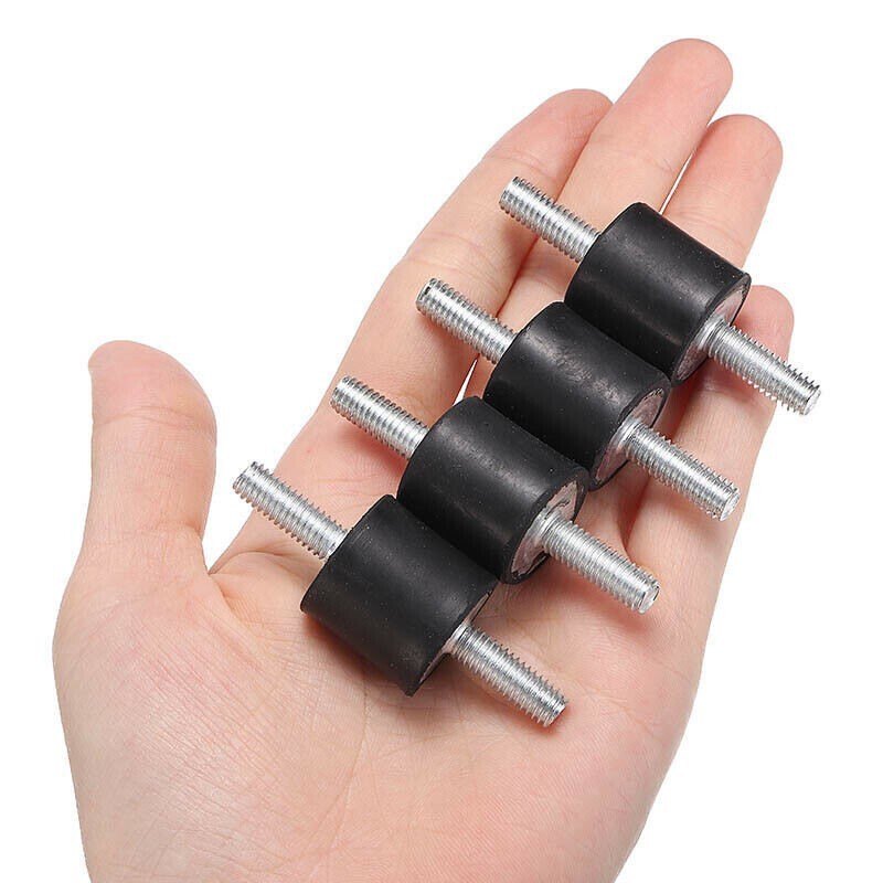 Lot De 4 Tampons Antivibration Caoutchouc/métal - Tailles M5 M6 M8, Neufs, Pour Réduire Bruits Et Chocs