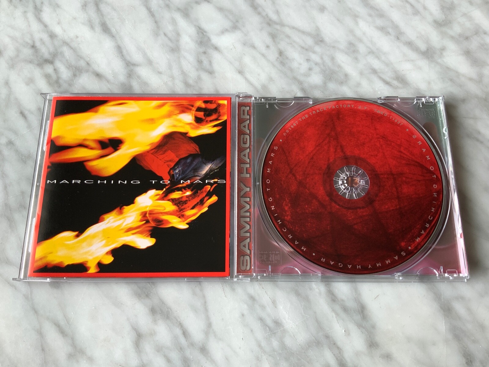 Sammy Hagar Marching To Mars CD ORIGINAL 1997 MCA TRKD11627 Van Halen