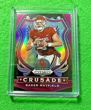 BAKER MAYFIELD PRIZM PURPLE CARD JERSEY #6 BROWNS 2020 Prizm DP CRUSADE PRIZM 