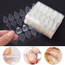 Double-Sided Nail Glue Tape Sticker Adhesive Tabs for Press on Nails 3-15 Sheet