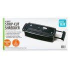 Pen+Gear 6-Sheet Strip Cut Credit Card & Paper Shredder, Black New Updates