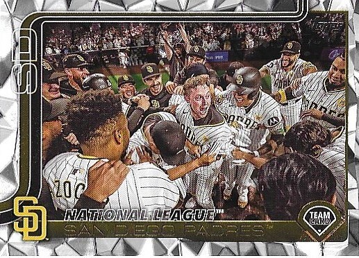 2025 Topps Series 1 San Diego Padres #39 Diamante Foil Parallel Rare