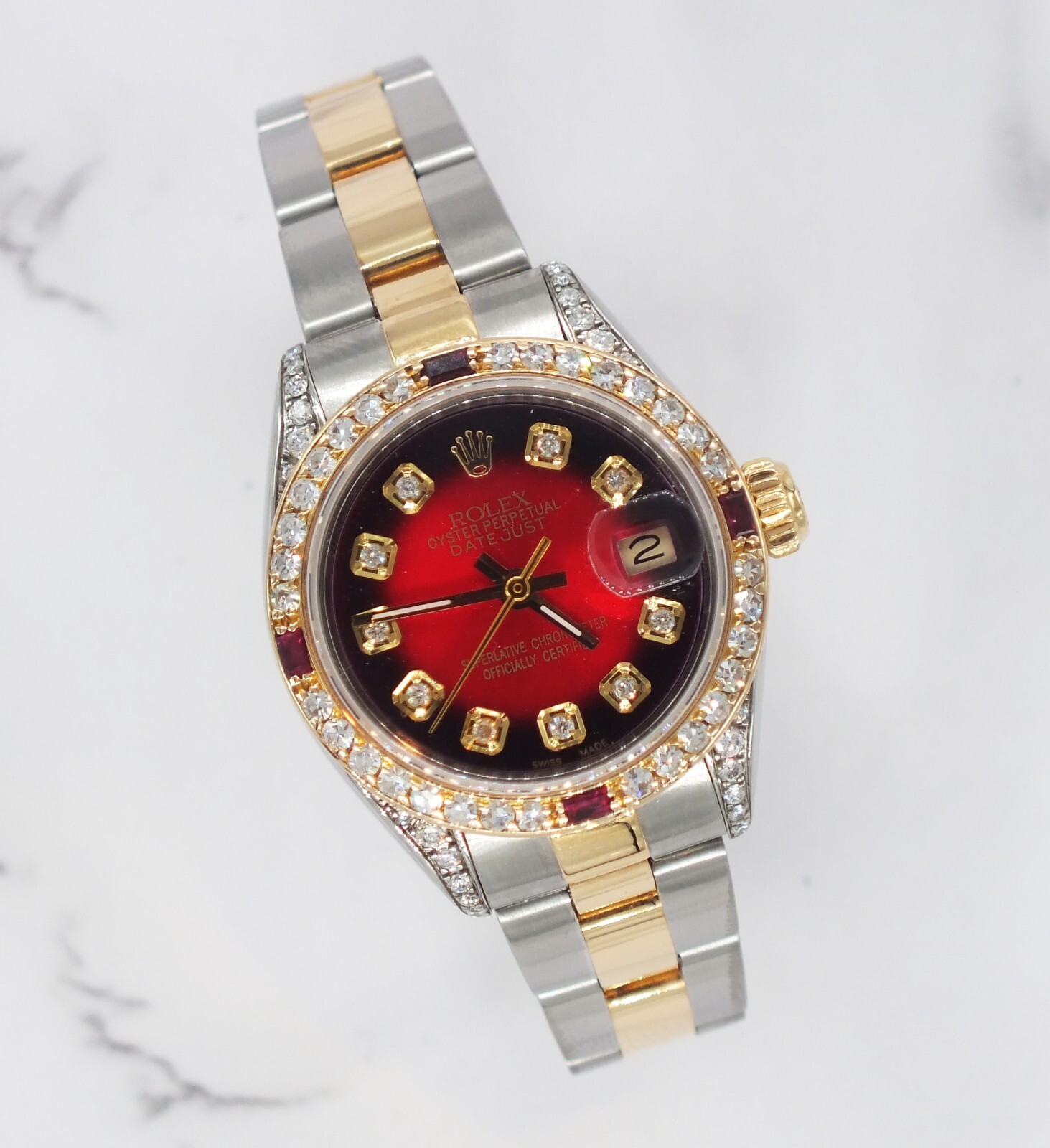 Rolex Datejust in Steel Gold with
