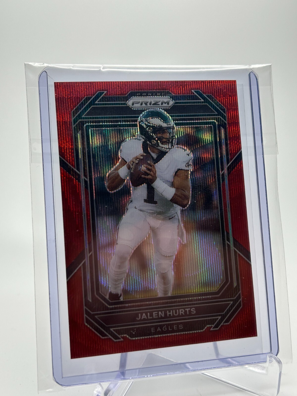 2022 Panini Prizm Jalen Hurts #234 Red Wave /149 Eagles SP