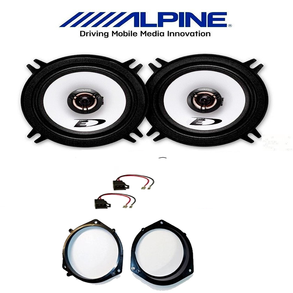 Kit Casse Alpine 13cm Fiat e Opel con Adattatori - Upgrade Audio Posteriore