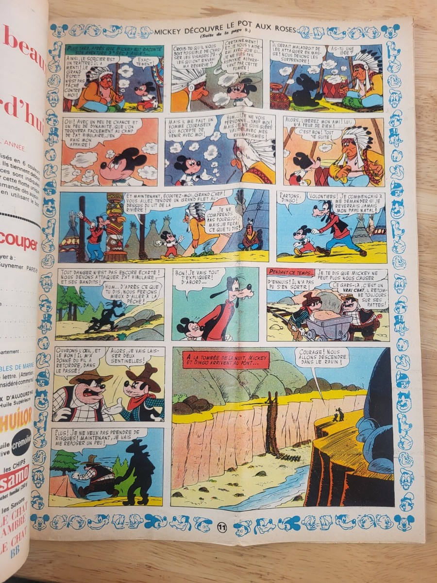 mickey magazine（ドナルド） Le Journal de Mickey Mouse French comic 647 Donald Duck Walt