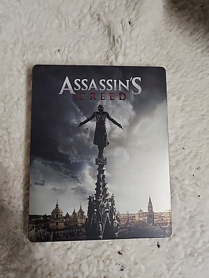 Assassins Creed (DVD, 2017, 4K Ultra HD Blu-ray SteelBook Only  Best Buy)