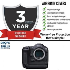 Canon EOS R3 with 3 Year Accidental Extended Warranty