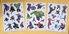 Marvel Avengers Sticker Sheet. Lot Of 3