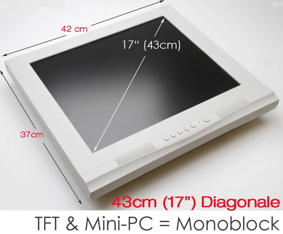 PC Para Ms-dos Win 95 98 NT 2000 Con Integr. TFT 1000MHz CPU 40GB HDD 12 Voltios - Imagen 2 de 4