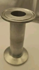 Sanitary 1.5" Tri Clamp Tube, 3 1/2" Length Spool Tube Stainless Steel Nipple
