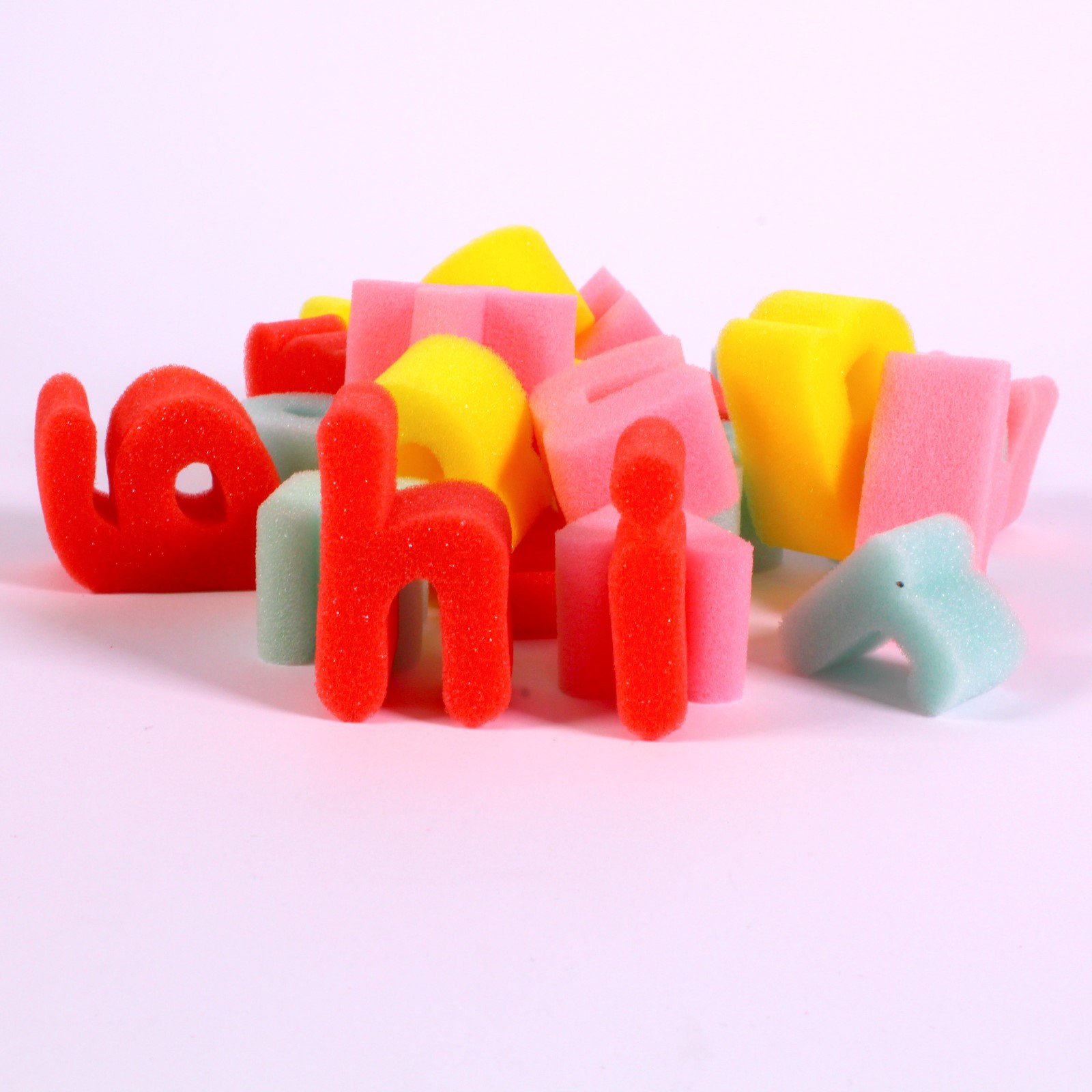 Lowercase Letter Paint Sponges Alphabet for Kids Art & Painting 26 Foam Shapes