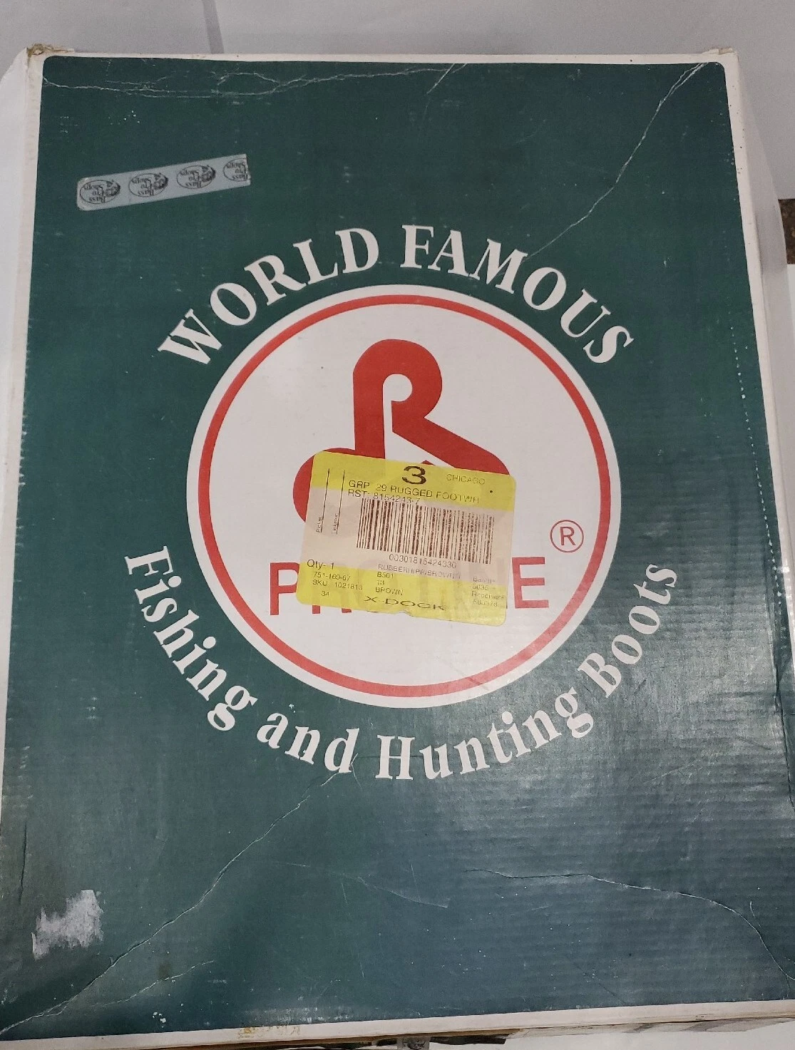 World Famous Fishing And Hunting Boot Size 13