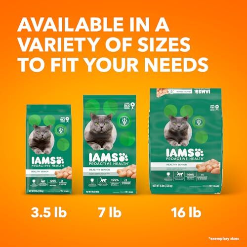 IAMS PROACTIVE HEALTH Healthy Senior Dry Cat Food Chicken Cat
