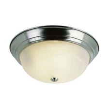 Trans Globe The Standard 13' Flush Mount in Nickel - 13618 BN