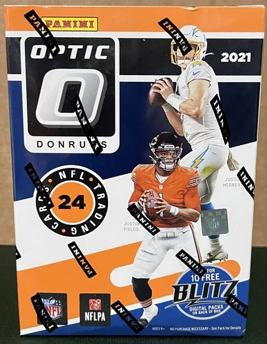 2021 Panini Optic NFL Football Blaster - Purple Shock -Factory Sealed- Downtown