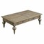 pemberly row 52" coffee table with two drawers in gray