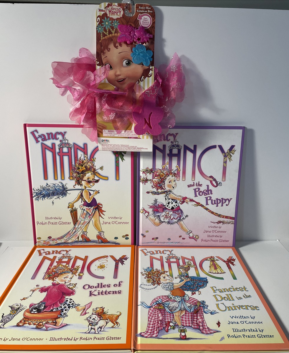 Lot of 4 Fancy Nancy Books by Jane O' Connor, HC 1st edition