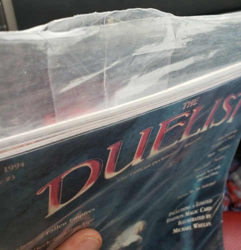 The Duelist Fall 1994 Issue#3 Magazine polybagged Jyhad game Magic card mtg tcg - Picture 14 of 18