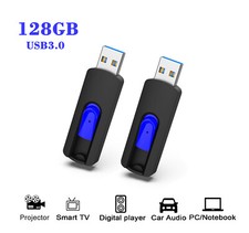 2Pack High Speed 128GB USB 3.0 USB-A Flash Drive Memory Stick Thumb Drive For PC