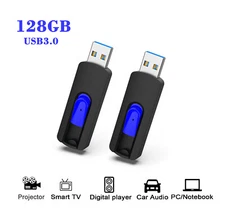 2Pack High Speed 128GB USB 3.0 USB-A Flash Drive Memory Stick Thumb Drive For PC