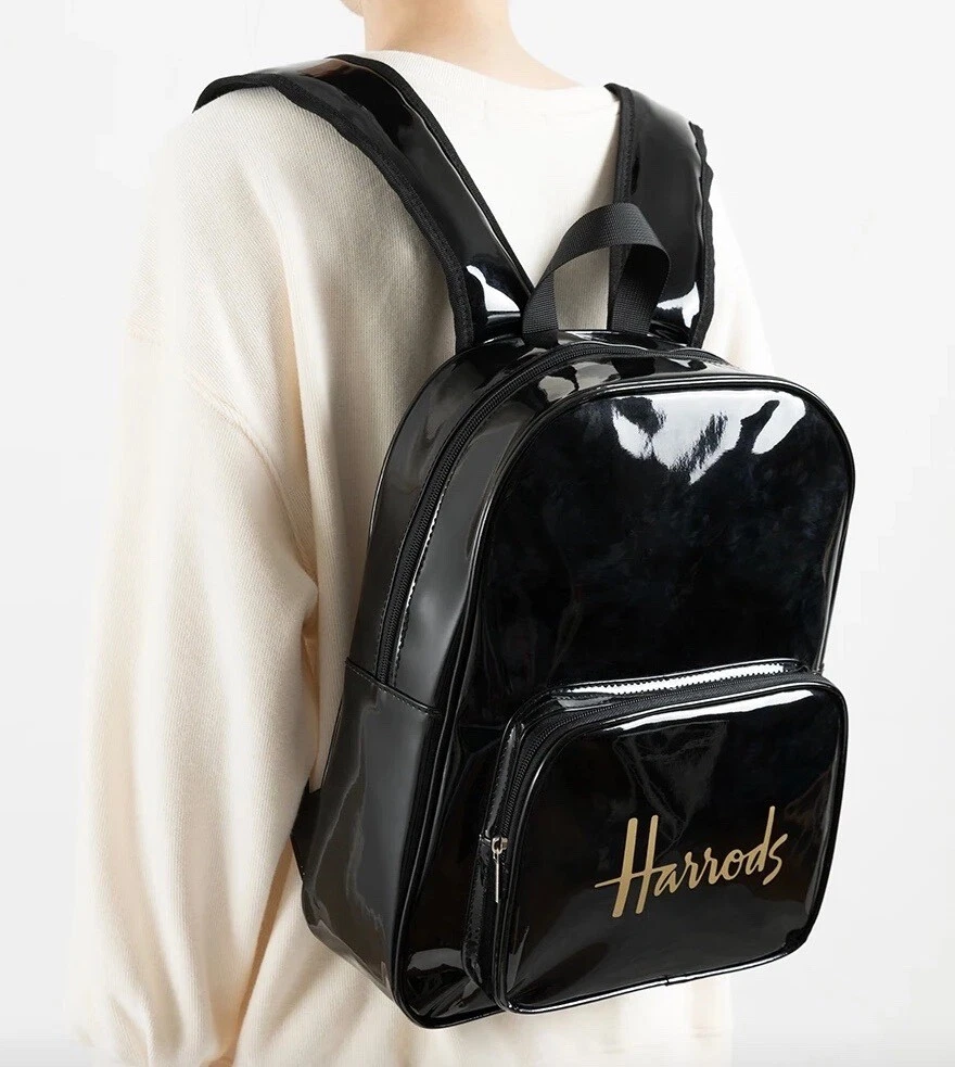 Harrods Black Backpack New