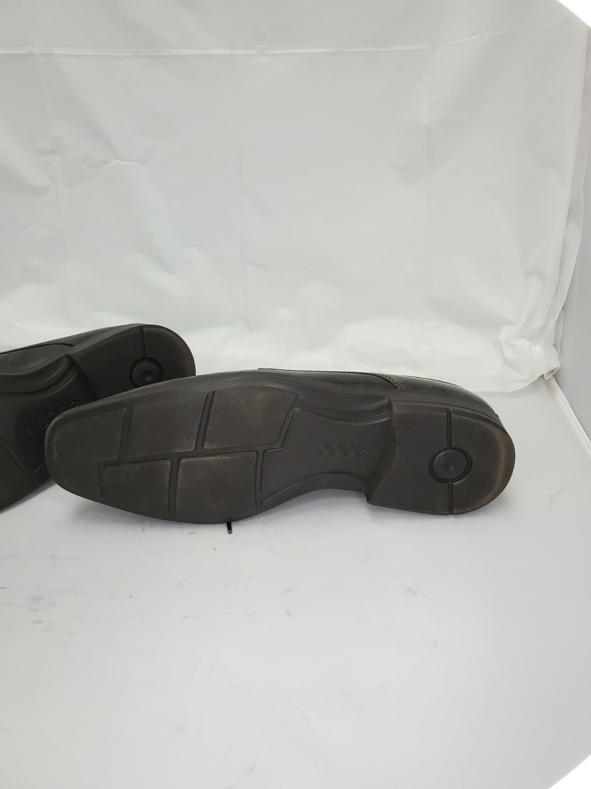 SAOLA Scarpe eleganti Oxford stringate ECCO da uomo in pelle nera con punta antistress US 9 EUR 43