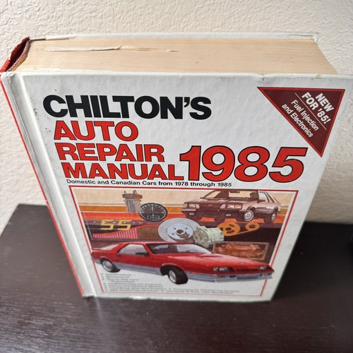 Vtg Chilton's Auto Repair Manual Book American & Canadian Cars 1978-1985 HC - Picture 2 of 11