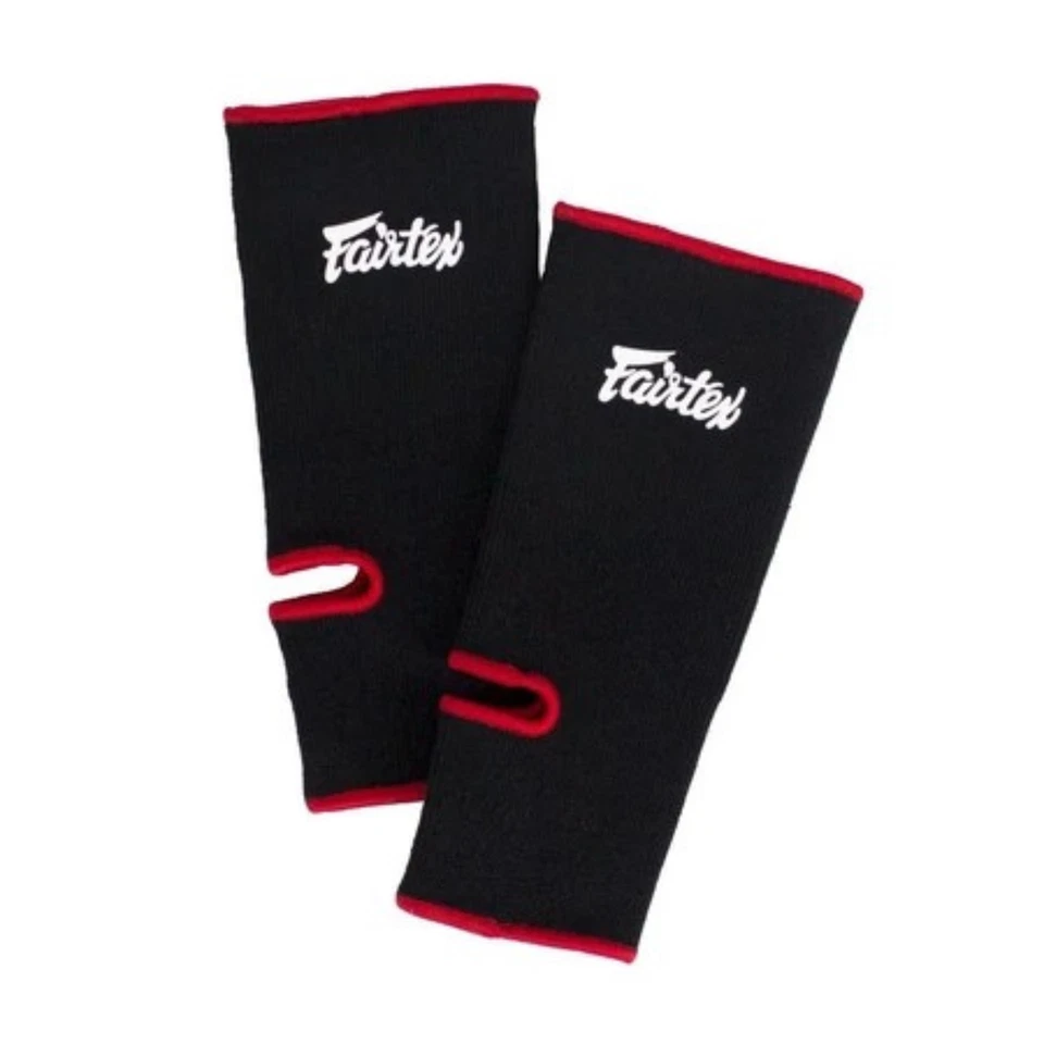 FAIRTEX Soporte de Tobillo Protector Boxeo Muay Thai MMA Arte Marcial Rosa Negro x 2 Foto 4 de 4