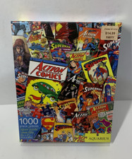Aquarius DC Comics Superman Comic Collage 1000 Piece Jigsaw Puzzle Action Comics