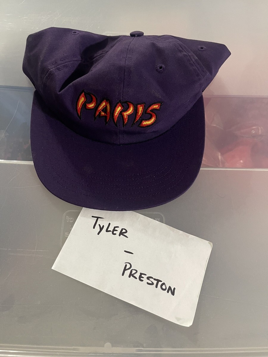 Supreme Suede 6-Panel スウェードキャップ PARIS Supreme Paris 6-Panel Hat SS16 Purple Camp Cap Box Logo | eBay