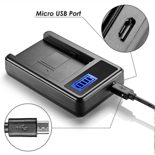 Battery / Charger For Zohulu 4K Infrared Night Vision 24.0 Megapixel BenQ GH680F - Picture 4 of 9
