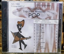 Karaoke CD G - POP July 2004 - Top HIts Monthly - THM-P0407