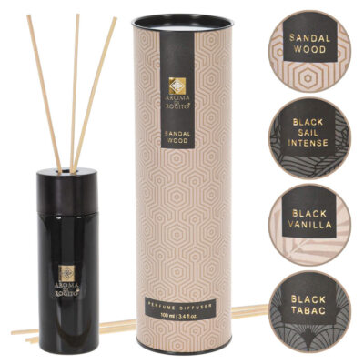 Raumduft mit 6 Stäbchen 100ml Lufterfrischer Diffuser Flakon Geschenkset Box 