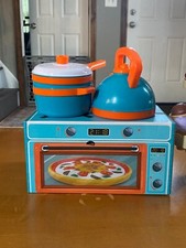 Juego de accesorios de cocina 46 piezas juego de cocina para niños con ollas y sartenes para niños juego