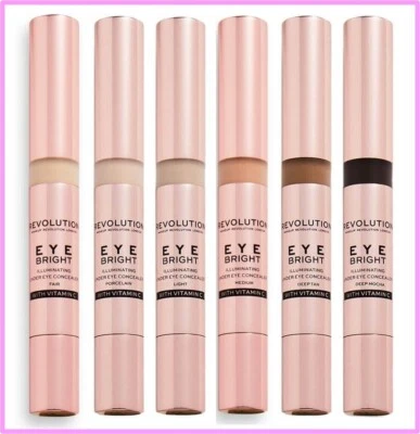 MAKEUP REVOLUTION REVOLUTION Eye Bright Illuminating Concealer New Sealed makeup