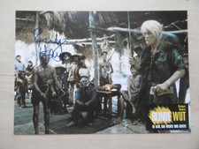 Rutger Hauer Autogramm signed A4 Kinoaushangbild "Blinde Wut"