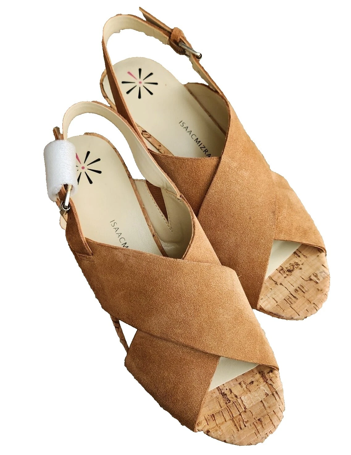 Isaac Mizrahi Women's Suede Upper Wedge Sandals