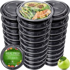 30 Pack Meal Prep Containers 30 Pack Of 24 Oz 100 Bpafree Plastic Food Storage